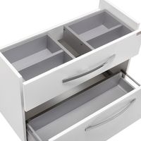 Тумба под раковину Jacob Delafon Presquile 80 Белый глянец арт-EB927-J5 — фото 4, Тумбы под раковину