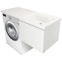 Тумба с раковиной Эстет Dallas Luxe 105 R подвесная Белая арт-ФР-00009674 — фото 2, Тумбы с раковиной