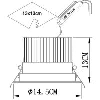 Товар: Встраиваемый светильник Artelamp Apertura Белый арт-A3315PL-1WH - фото 2 Встраиваемый светильник Artelamp Apertura Белый арт-A3315PL-1WH — фото 2, Точечные светильники