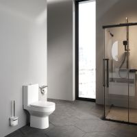 Унитаз компакт AM.PM Spirit V2.0 с бачком без сиденья арт-C708600WH — фото 9, Напольные унитазы