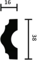 Товар: Молдинг NMC Wallstyl DSCLWL200030 2000x38x16 мм арт-WL3 - фото 2 Молдинг NMC Wallstyl DSCLWL200030 2000x38x16 мм арт-WL3 — фото 2, Молдинги