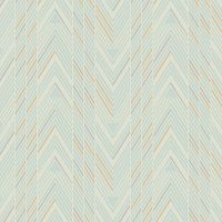 Обои LOYMINA Liberty Флизелин (1*10,05) Бирюзовый/Золото, Геометрия арт-LIB4 006/1 — фото 1, Обои для стен