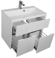 Тумба с раковиной Aquanet Латина 80 подвесная Белая арт-212836 — фото 3, Тумбы с раковиной