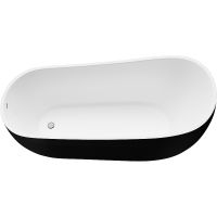 Акриловая ванна Grossman Galaxy 170х75 без гидромассажа арт-GR-1403MB — фото 3, Акриловые ванны