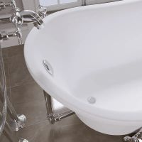 Акриловая ванна Grossman Retro 162х71 без гидромассажа арт-GR-1002 — фото 5, Акриловые ванны