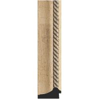 Зеркало Evoform Octagon 58х58 в багетной раме - Состаренное серебро с плетением 70 мм арт-BY 7314 — фото 2, Зеркала в ванную комнату