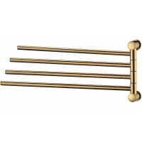 Полотенцедержатель WasserKRAFT поворотный Золото глянцевое арт-K-1034PG — фото 1, Полотенцедержатели