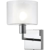 Настенный светильник Crystal Lux Прозрачный Хром арт-MAESTRO AP1 CHROME — фото 1, Бра