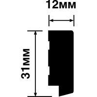 Товар: Финишный молдинг HIWOOD 2700x31x12 мм арт-LF124B GR24 - фото 4 Финишный молдинг HIWOOD 2700x31x12 мм арт-LF124B GR24 — фото 4, Панели