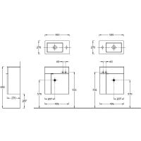 Тумба под раковину Kerama Marazzi Lato 50 LAT.50.1\WHT подвесная Белая глянцевая арт-LAT.50.1\WHT — фото 13, Тумбы под раковину