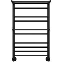 Водяной полотенцесушитель Aquatek Альфа П10 500x800 с полкой Черный муар арт-AQ RRP1080BL — фото 6, Водяные полотенцесушители