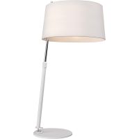 Настольная лампа Maytoni Modern Bergamo Бежевая Белая Хром арт-MOD613TL-01W — фото 1, Настольные лампы