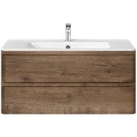 Тумба под раковину Vincea Vico 100 подвесная V.Oak арт-VMC-2V100VO — фото 1, Тумбы под раковину