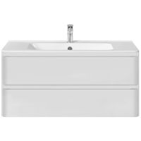 Тумба под раковину Vincea Vico 100 подвесная G.White арт-VMC-2V100GW — фото 1, Тумбы под раковину