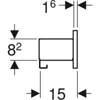 Полка Geberit Smyle Square Белая арт-500.362.00.1 — фото 4, Полки
