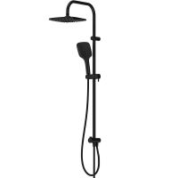 Душевая система Damixa Eclipse Черная матовая арт-931000300 — фото 1, Душевые стойки