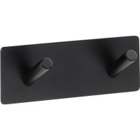 Вешалка для полотенец Bemeta Easy Черная матовая арт-163106270 — фото 1, Крючки для полотенец