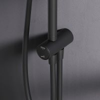 Душевая система AM.PM Like Черная матовая арт-F0780022 — фото 4, Душевые стойки