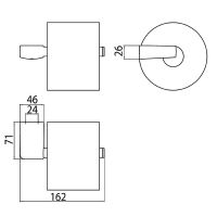 Держатель запасного рулона Emco Trend Хром арт-0205 001 00 — фото 4, Держатели для запасных рулонов