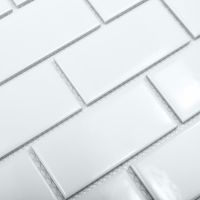 Керамическая мозаика StarMosaic Brick White Glossy A32000/A1001G 29,1x29,5 см арт-С0002900 — фото 6, Мозаика