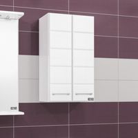 Подвесной шкаф СанТа Омега 60 Белый арт-407002 — фото 1, Шкафы для ванной