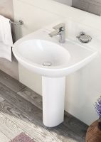 Раковина Vitra Zentrum 60 Белая арт-5786B003-0001 — фото 4, Раковины подвесные