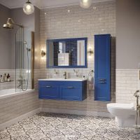 Тумба под раковину Sanflor Ванесса 105 подвесная Индиго арт-С0002144 — фото 4, Тумбы под раковину