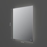 Зеркало AM.PM X-Joy 60 с подсветкой с ИК-сенсорным выключателем арт-M85MOX10601S — фото 9, Зеркала в ванную комнату