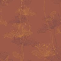 Обои Milassa Ambient Флизелин (1*10,05) Красный, Цветы/Птицы арт-AM8 020/1 — фото 1, Обои для стен