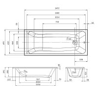 Товар: Каркас для ванны AM.PM Gem 150x70 Серый арт-W90A-150-070W-R - фото 3 Каркас для ванны AM.PM Gem 150x70 Серый арт-W90A-150-070W-R — фото 3, Комплектующие
