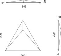 Гипсовая 3д панель Artpole Elementary Sirius 299x345 мм арт-E-0094 — фото 4, Гипсовые 3Д панели