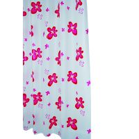 Штора для ванны Ridder Blume 200х180 Красная арт-303110 — фото 1, Шторы для ванной