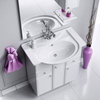 Товар: Тумба под раковину Aqwella Барселона 85 с бельевой корзиной Белый арт-BA0108K - фото 3 Тумба под раковину Aqwella Барселона 85 с бельевой корзиной Белый арт-BA0108K — фото 3, Тумбы под раковину