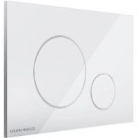Клавиша смыва Kerama Marazzi Белая глянцевая арт-FPR.A.WHT — фото 2, Кнопки смыва