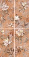 Керамическое панно Kerama Marazzi Магнолия 2 матовый (из 4 плиток) VT\B413\4x\11037R 60х120 см арт-VT\B413\4x\11037R — фото 1, Керамическая плитка