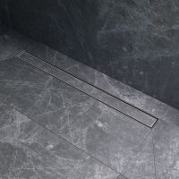 Душевой лоток AM.PM MasterFlow 80 с решеткой Хром матовый / под плитку Tile арт-W01SC-U11-080-04SB — фото 13, Душевые лотки