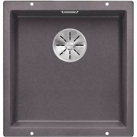 Кухонная мойка Blanco Subline 400-U Темная скала арт-523423 — фото 1, Кухонные мойки