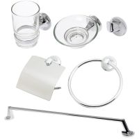 Набор аксессуаров для ванной Orange Хром арт-Y01-888cr — фото 1, Наборы аксессуаров для ванной комнаты