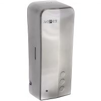 Диспенсер для жидкого мыла Nofer Нержавеющая сталь матовая арт-03039.S — фото 1, Диспенсеры для жидкого мыла