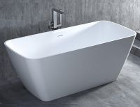 Ванна из искусственного камня Salini Agatha 180х80 Белая матовая арт-100221M — фото 6, Ванны из искусственного камня