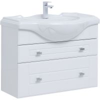 Товар: Тумба под раковину Aquanet Рондо 85 подвесная Белый глянец арт-304289 - фото 1 Тумба под раковину Aquanet Рондо 85 подвесная Белый глянец арт-304289 — фото 1, Тумбы под раковину