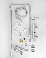 Душевая система Orange Хром арт-T02S3-912cr — фото 9, Душевые стойки