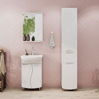 Тумба под раковину Volna Adel 50.2D Белая арт-tnADEL50.2D-01 — фото 6, Тумбы под раковину