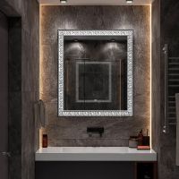 Зеркало Континент Apollo 800х900 с подсветкой с сенсорным выключателем арт-ЗЛП1033 — фото 7, Зеркала в ванную комнату