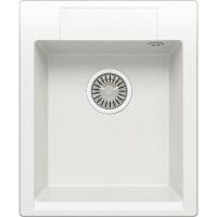 Кухонная мойка Polygran Argo-420 №36 Белый хлопок арт-627338 — фото 1, Кухонные мойки