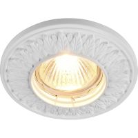 Встраиваемый светильник Maytoni Downlightt Gyps Classic Белый арт-DL280-1-01-W — фото 1, Точечные светильники