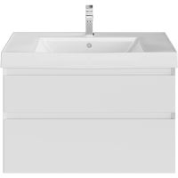 Товар: Тумба под раковину Kerama Marazzi Cubo 80 CUB.80.2\WHT.M подвесная Белая матовая арт-CUB.80.2\WHT.M - фото 1 Тумба под раковину Kerama Marazzi Cubo 80 CUB.80.2\WHT.M подвесная Белая матовая арт-CUB.80.2\WHT.M — фото 1, Тумбы под раковину