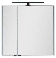 Зеркальный шкаф Aquanet Латина 80 Белый арт-179635 — фото 4, Зеркальные шкафы в ванную