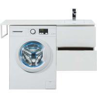 Товар: Тумба под раковину Aquanet Алвита 120 R подвесная Белая арт-243660 - фото 4 Тумба под раковину Aquanet Алвита 120 R подвесная Белая арт-243660 — фото 4, Тумбы под раковину