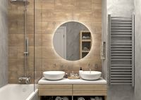 Зеркало Континент Ajour D 1000 с подсветкой с бесконтактным выключателем арт-ЗЛП2093 — фото 6, Зеркала в ванную комнату